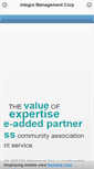 Mobile Screenshot of integramanagementcorp.com